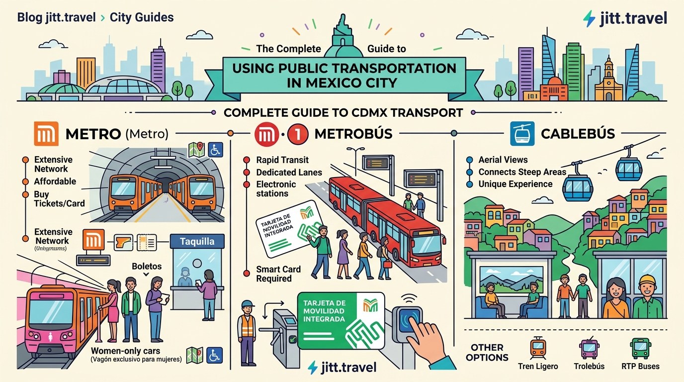 The Complete Guide to Using Public Transportation in Mexico City - Illustration 2