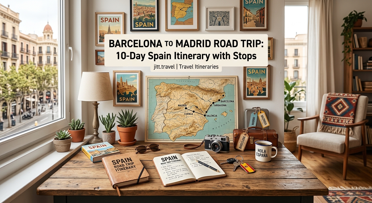Barcelona to Madrid Road Trip: 10-Day Spain Itinerary with Stops - Illustration 2