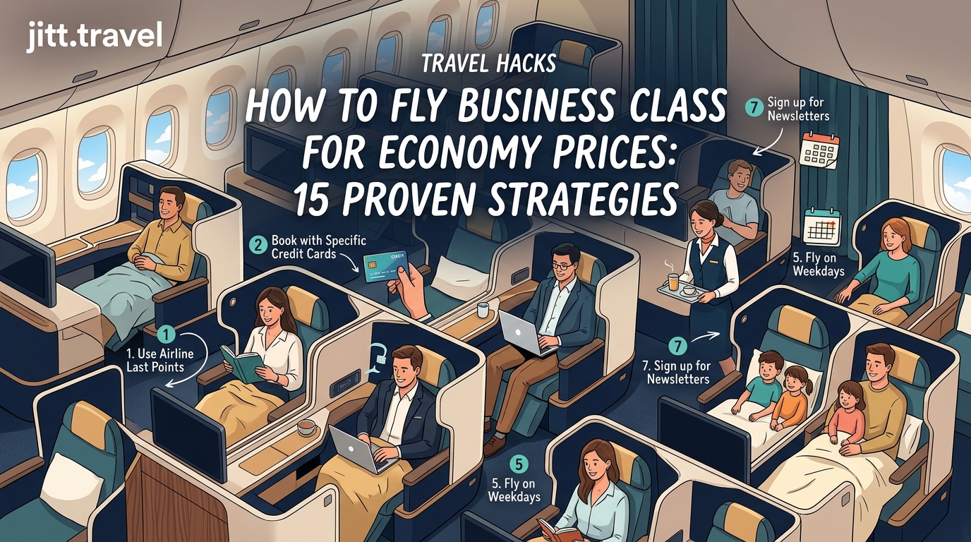 How to Fly Business Class for Economy Prices: 15 Proven Strategies — image 2