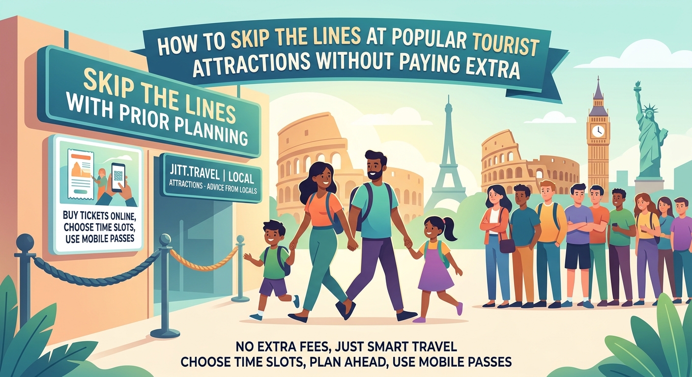 How to Skip the Lines at Popular Tourist Attractions Without Paying Extra — image 1