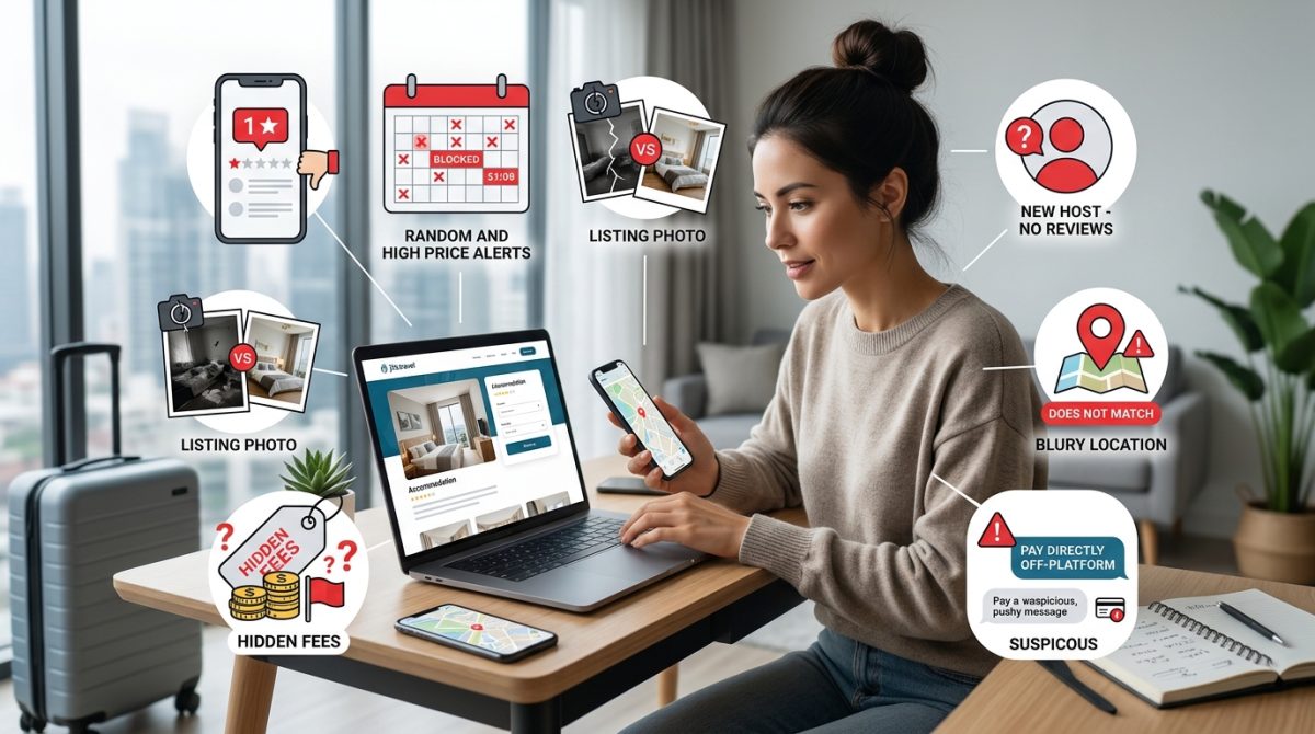 7 Red Flags to Watch for When Booking Accommodations Online