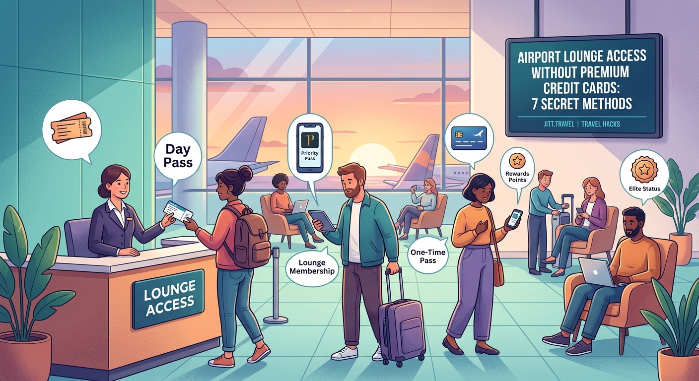 Airport Lounge Access Without Premium Credit Cards: 7 Secret Methods — image 2