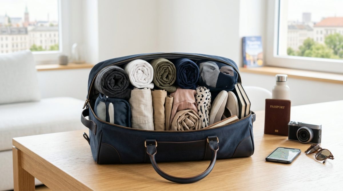 How to Pack a Week’s Worth of Outfits in a Personal Item Bag