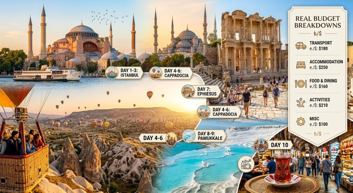 A 10-Day Turkey Itinerary for First-Timers With Real Budget Breakdowns