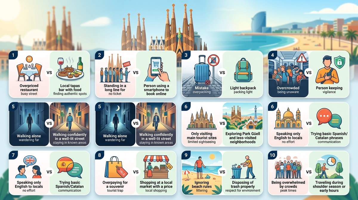 10 Mistakes Most Tourists Make in Barcelona (And How to Avoid Them in 2026)
